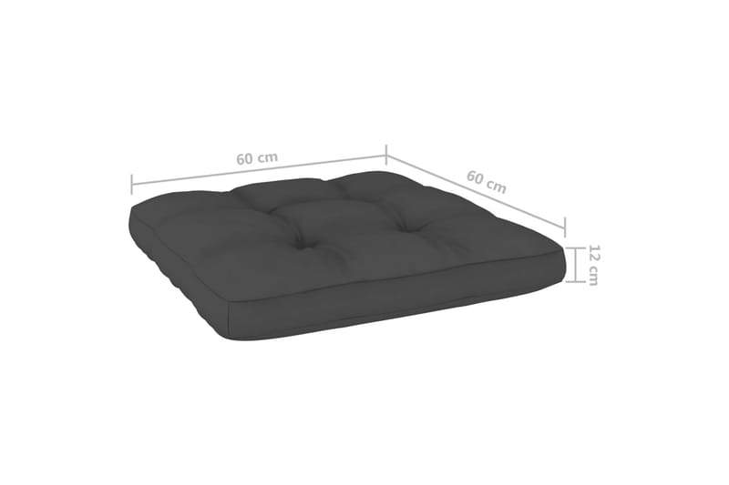 Hynder Til Pallesofa 2 Stk. Antracitgrå - Antracit - Havemøbler - Hynder - Hynder til bænk & havesofa