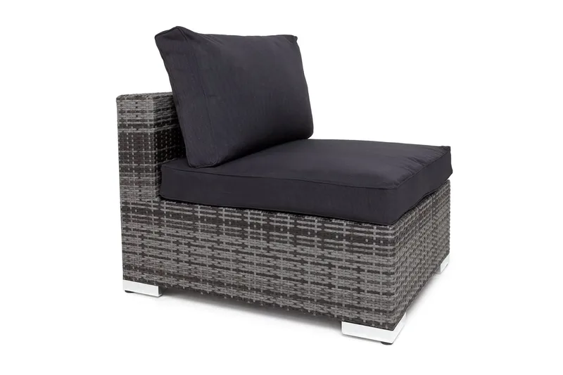 Bahamas Hyndebetræk til Midtermodul - Grå - Havemøbler - Hynder - Komplette hyndesæt