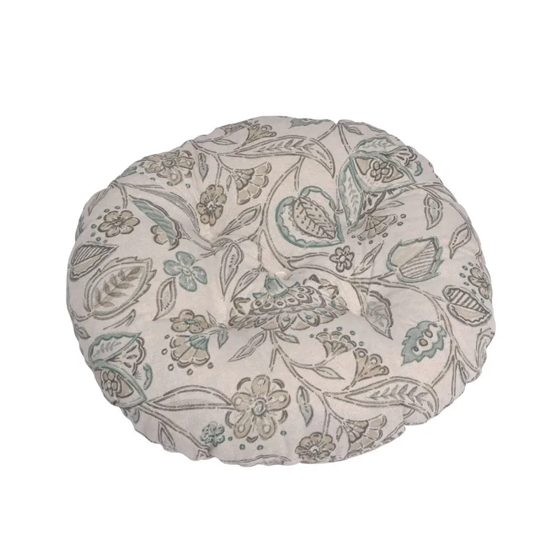 Pallepude til fodskammel udendørs, beige