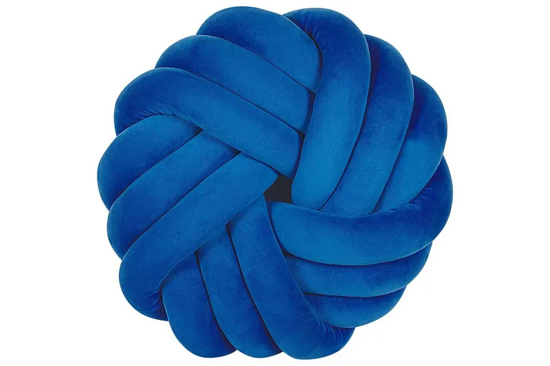 Pyntepuder Akola Blå, Fløjl, Blå, Fløjl