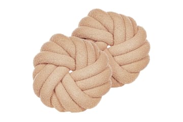 Pyntepuder Akola sæt af 2 Beige