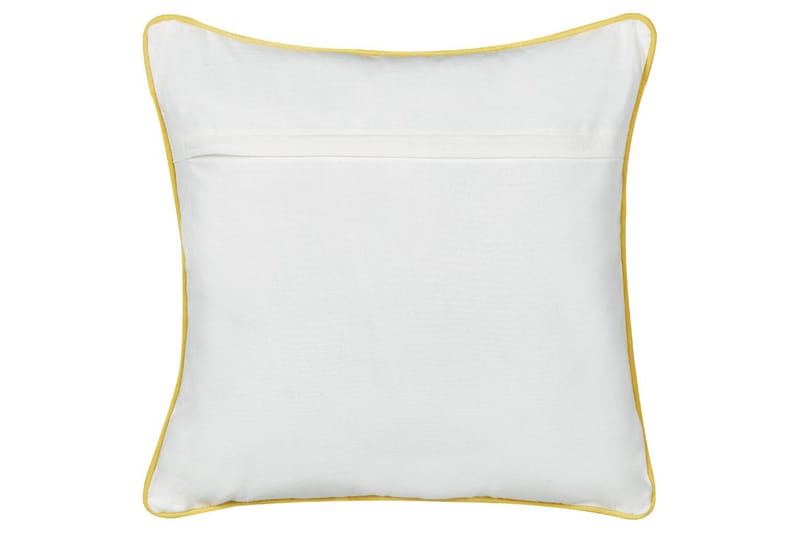 Pyntepuder Arales sæt af 2 Grå/hvid/sort/gul, Firkantet - Grå/hvid/sort/gul, Firkantet - Tekstiler - Pude & plaid - Udendørs puder