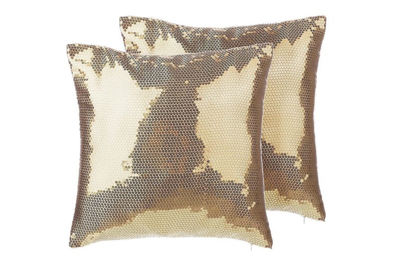 Pyntepuder Aster sæt af 2 Guld, Guld