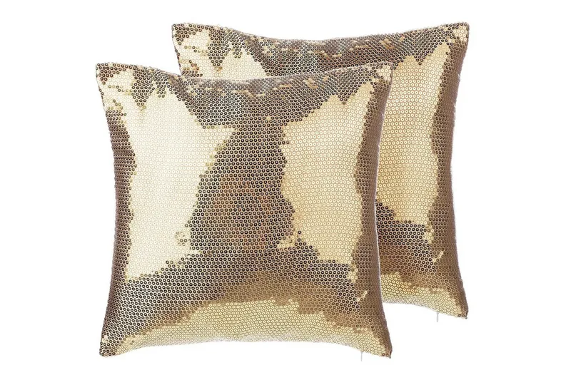 Pyntepuder Aster sæt af 2 Guld, Guld