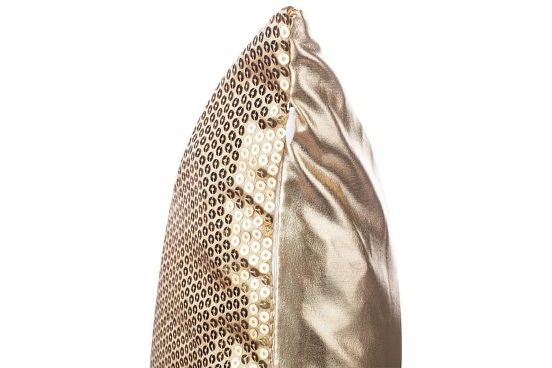 Pyntepuder Aster sæt af 2 Guld - Guld - Tekstiler - Pude & plaid - Udendørs puder