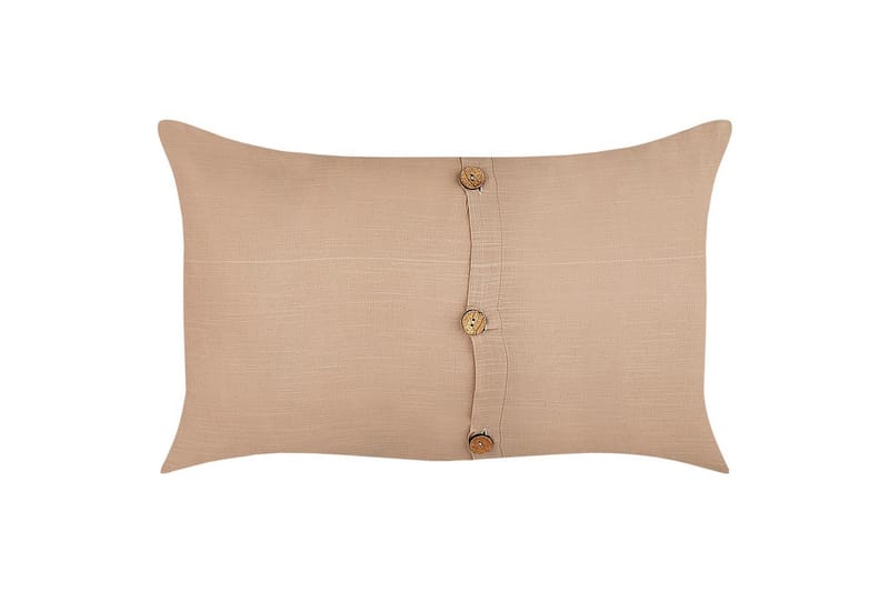 Pyntepuder Banori sæt á 2 Beige - Beige - Havemøbler - Hynder - Hynder til bænk & havesofa