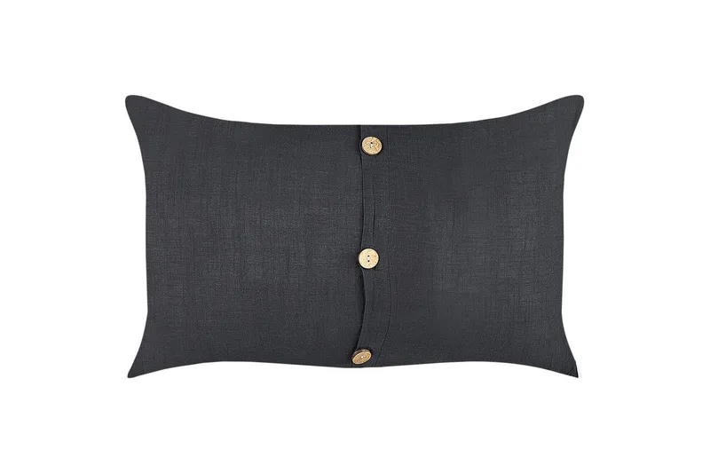 Pyntepuder Banori sæt á 2 Sort - Sort - Tekstiler - Pude & plaid - Udendørs puder