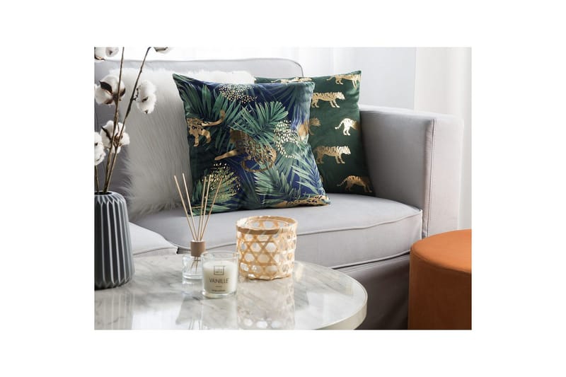 Pyntepuder Bellerose sæt af 2 - Tekstiler - Pude & plaid - Udendørs puder