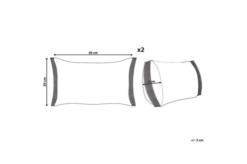 Pyntepuder Boath sæt af 2 - Tekstiler - Pude & plaid - Udendørs puder