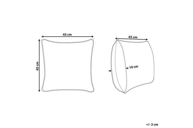 Pyntepuder Ceiba Rød/beige - Rød/beige - Tekstiler - Pude & plaid - Udendørs puder