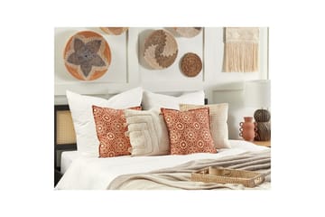 Pyntepuder Ceiba Rød/beige - Rød/beige - Tekstiler - Pude & plaid - Udendørs puder