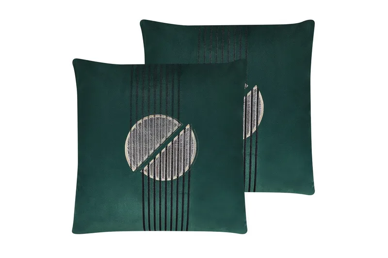 Pyntepuder Ceropegia sæt af 2 Grøn - Grøn - Tekstiler - Pude & plaid - Udendørs puder