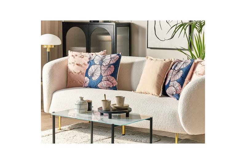 Pyntepuder Chrysanthemum sæt af 2 - Tekstiler - Pude & plaid - Udendørs puder