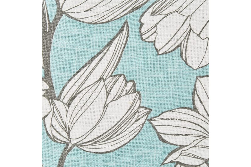 Pyntepuder Cyanotis sæt á 2 Hvid/Blå - Hvid/Blå - Tekstiler - Pude & plaid - Udendørs puder