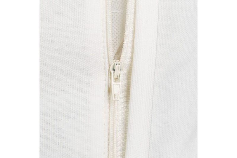 Pyntepuder Cyanotis sæt á 2 Hvid/Grøn - Hvid/Grøn - Tekstiler - Pude & plaid - Udendørs puder