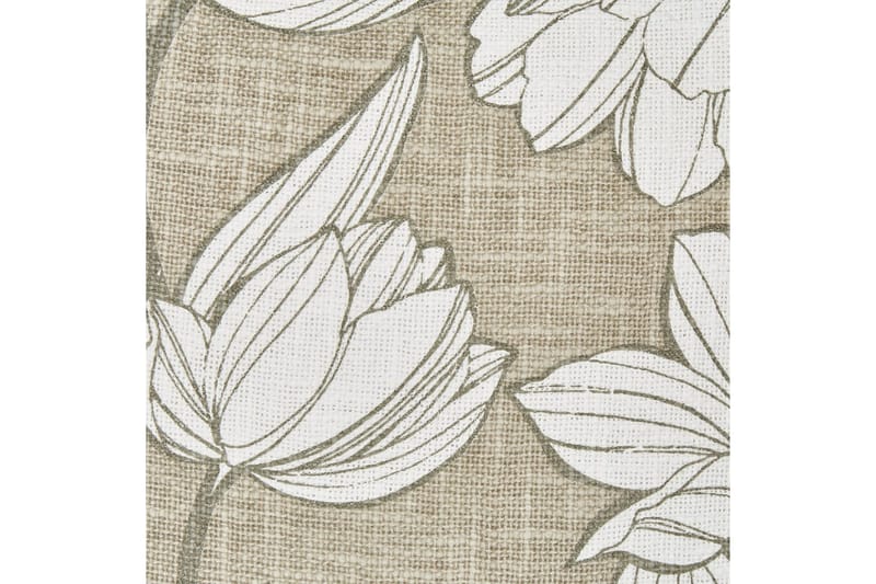 Pyntepuder Cyanotis sæt á 2 Hvid/Grøn - Hvid/Grøn - Tekstiler - Pude & plaid - Udendørs puder