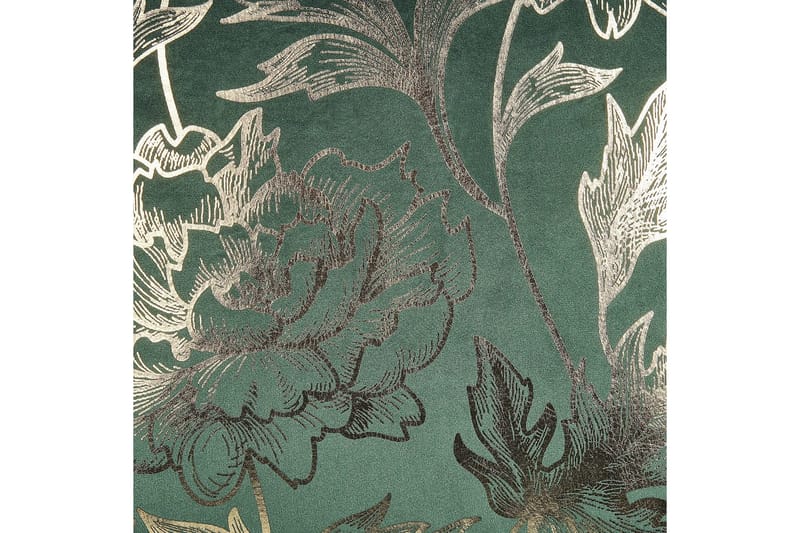 Pyntepuder Daffodil sæt á 2 Grøn/guld - Grøn/guld - Tekstiler - Pude & plaid - Udendørs puder