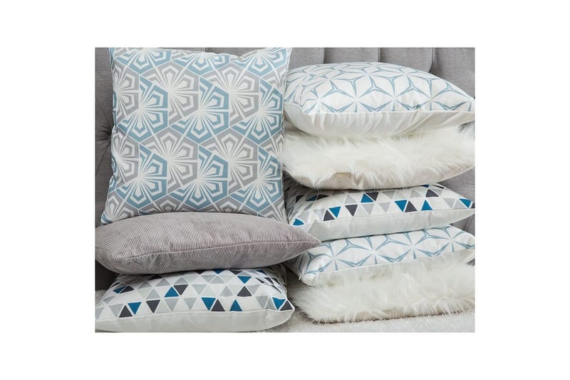 Pyntepuder Daisy sæt af 2 Beige - Beige - Tekstiler - Pude & plaid - Pyntepuder & pudebetræk