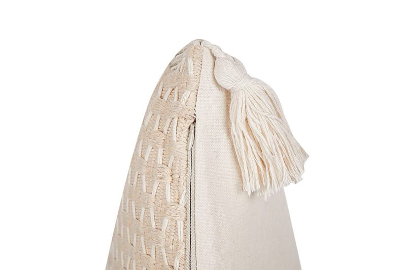 Pyntepuder Hakone sæt af 2 Beige, Firkantet - Beige, Firkantet - Tekstiler - Pude & plaid - Udendørs puder