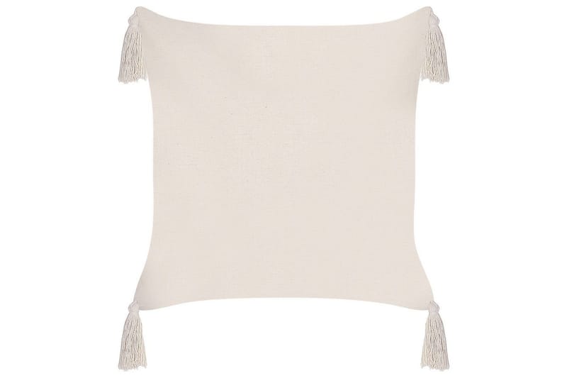 Pyntepuder Hakone sæt af 2 Beige, Firkantet - Beige, Firkantet - Tekstiler - Pude & plaid - Udendørs puder