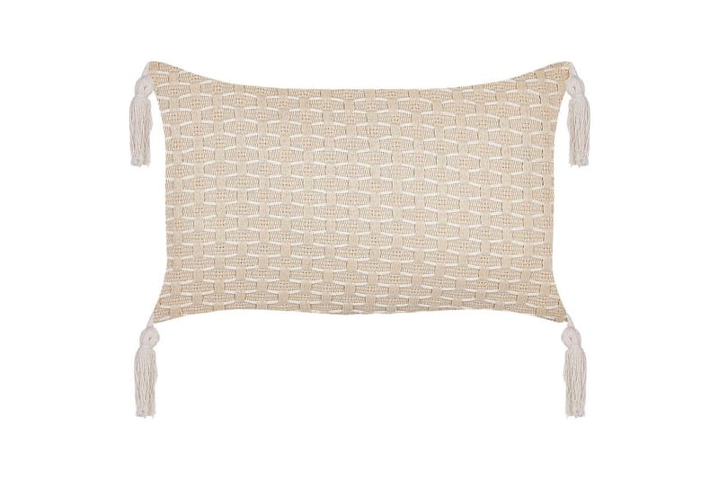 Pyntepuder Hakone sæt af 2 Beige, Rektangulær - Beige, Rektangulær - Tekstiler - Pude & plaid - Udendørs puder