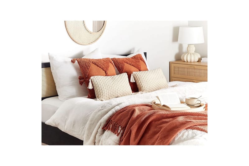 Pyntepuder Hakone sæt af 2 Beige, Rektangulær - Beige, Rektangulær - Havemøbler - Hynder - Hynder til bænk & havesofa