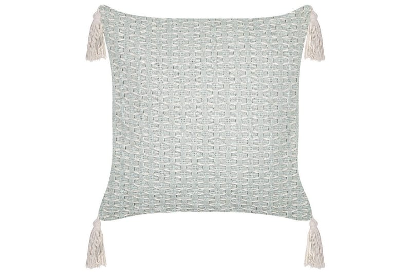 Pyntepuder Hakone sæt af 2 Grøn/beige, Firkantet - Grøn/beige, Firkantet - Havemøbler - Hynder - Hynder til bænk & havesofa