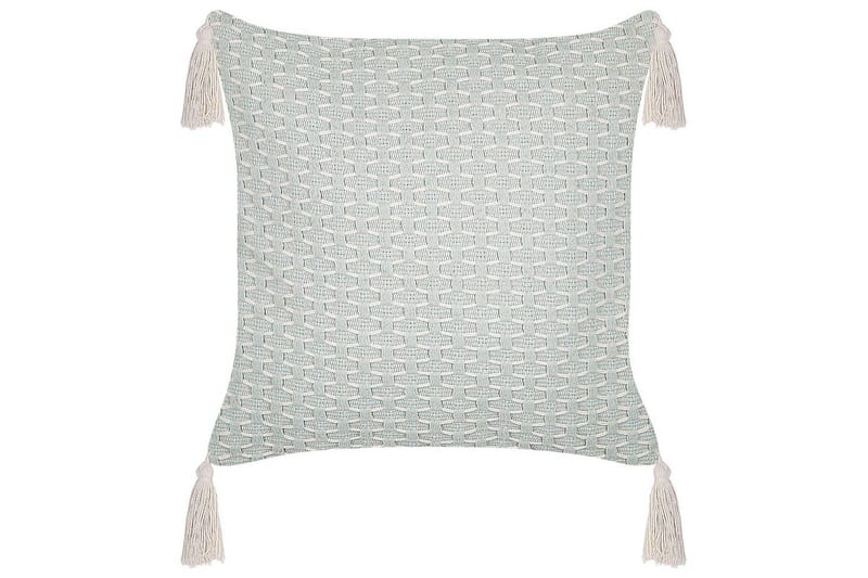 Pyntepuder Hakone sæt af 2 Grøn/beige, Firkantet - Grøn/beige, Firkantet - Tekstiler - Pude & plaid - Udendørs puder