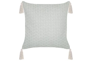 Pyntepuder Hakone sæt af 2 Grøn/beige, Firkantet - Grøn/beige, Firkantet - Tekstiler - Pude & plaid - Udendørs puder