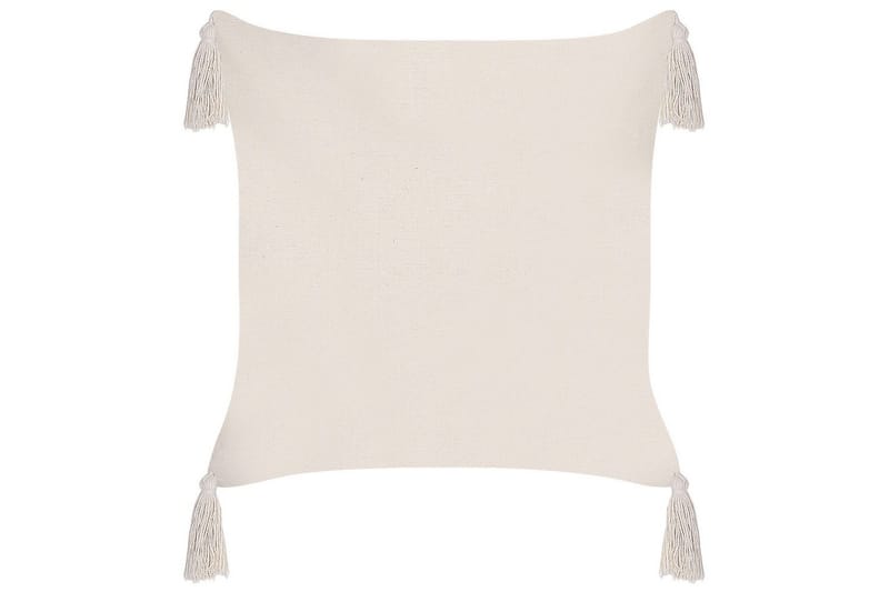 Pyntepuder Hakone sæt af 2 Taupe, Firkantet - Taupe, Firkantet - Tekstiler - Pude & plaid - Udendørs puder