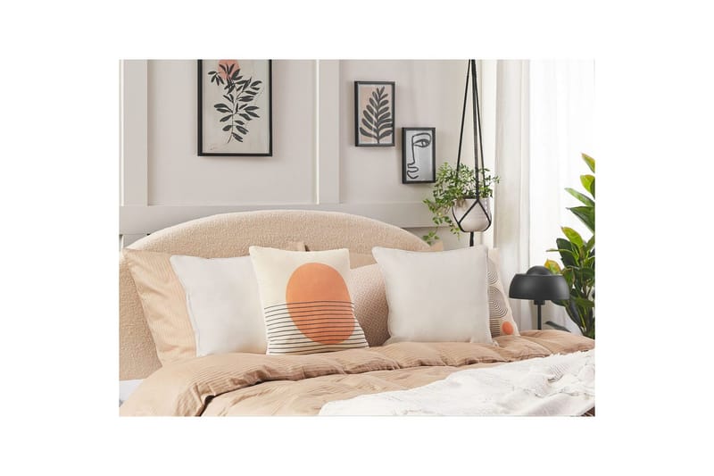 Pyntepuder Heliotrope sæt á 2 Firkantet - Firkantet - Tekstiler - Pude & plaid - Udendørs puder