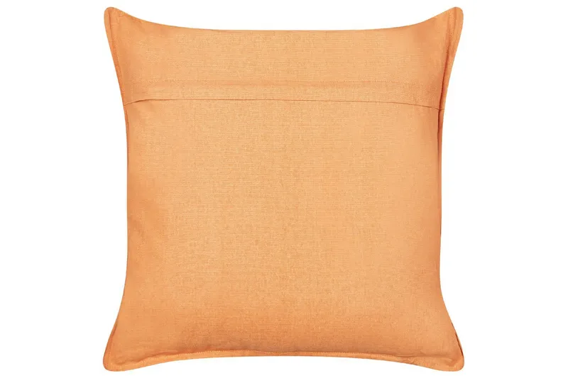 Pyntepuder Hoya sæt af 2 Orange/Guld - Orange/Guld - Tekstiler - Pude & plaid - Udendørs puder