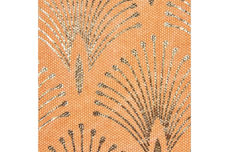Pyntepuder Hoya sæt af 2 Orange/Guld - Orange/Guld - Tekstiler - Pude & plaid - Udendørs puder