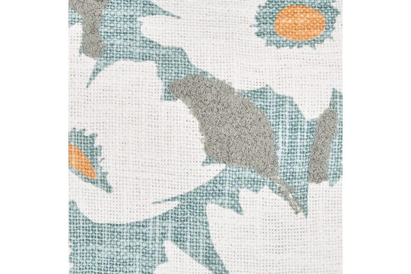 Pyntepuder Jatropha sæt á 2 Blå/hvid/grøn/orange - Blå/hvid/grøn/orange - Tekstiler - Pude & plaid - Udendørs puder