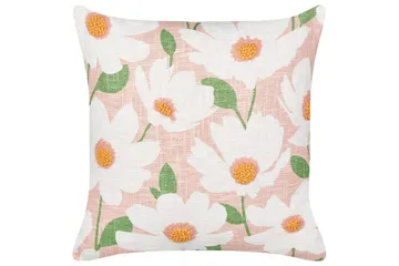 Pyntepuder Jatropha sæt á 2 Rosa/hvid/grøn/orange - Rosa/hvid/grøn/orange - Tekstiler - Pude & plaid - Udendørs puder