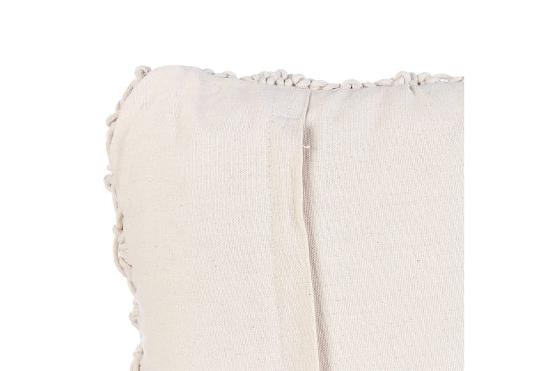 Pyntepuder Kizkalesi sæt af 2 Beige - Beige - Havemøbler - Hynder - Hynder til bænk & havesofa