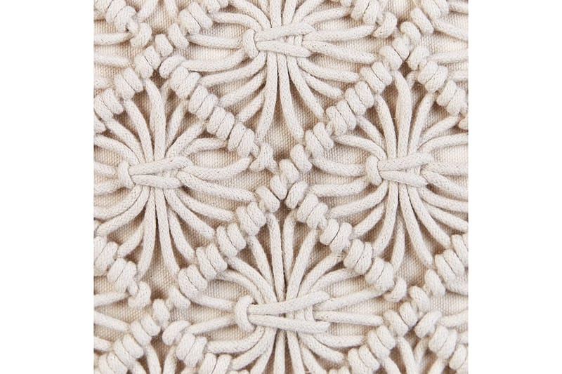 Pyntepuder Kizkalesi sæt af 2 Beige - Beige - Havemøbler - Hynder - Hynder til bænk & havesofa