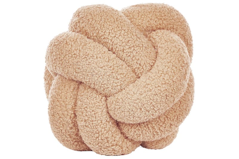 Pyntepuder Malni Beige, 19x19x19 cm - Beige, 19x19x19 cm - Tekstiler - Pude & plaid - Udendørs puder