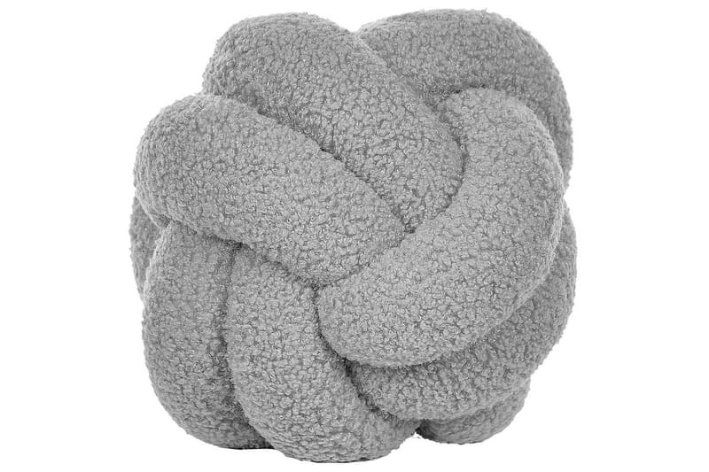 Pyntepuder Malni Grå, 19x19x19 cm - Grå, 19x19x19 cm - Tekstiler - Pude & plaid - Udendørs puder