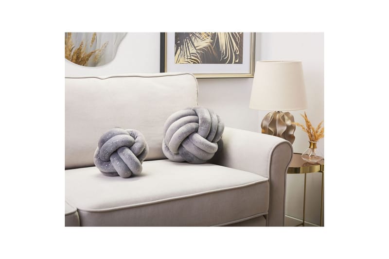 Pyntepuder Malni Grå, 30x30x30 cm - Grå, 30x30x30 cm - Tekstiler - Pude & plaid - Pyntepuder & pudebetræk