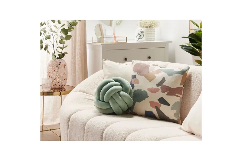 Pyntepuder Malni Grøn, 30x30x30 cm - Grøn, 30x30x30 cm - Tekstiler - Pude & plaid - Pyntepuder & pudebetræk