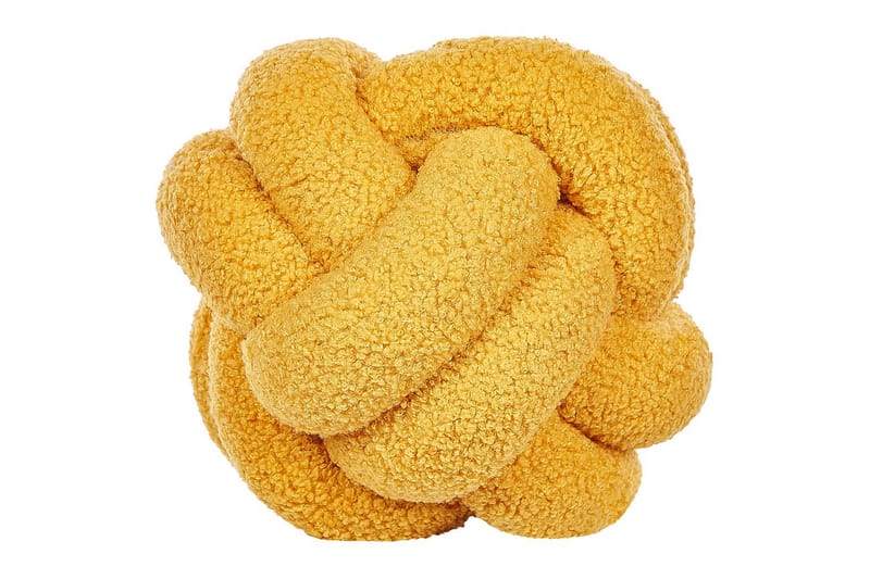 Pyntepuder Malni Gul, 19x19x19 cm - Gul, 19x19x19 cm - Havemøbler - Hynder - Øvrige hynder