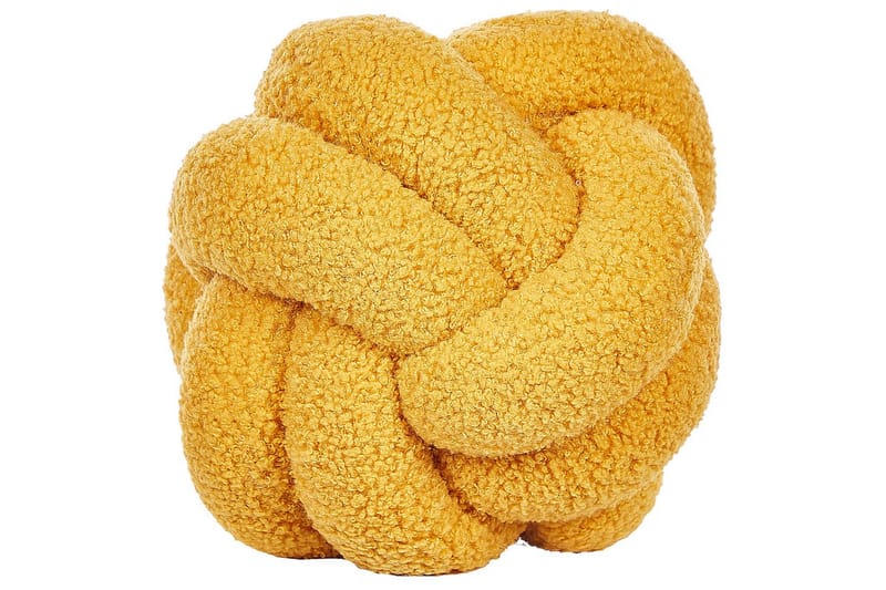 Pyntepuder Malni Gul, 19x19x19 cm - Gul, 19x19x19 cm - Havemøbler - Hynder - Øvrige hynder