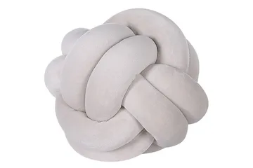 Pyntepuder Malni Lys grå, 20x20x20 cm