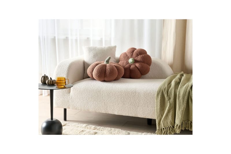 Pyntepuder Munchkin sæt af 2 Brun/Grøn, 35x35x30 cm - Brun/Grøn, 35x35x30 cm - Havemøbler - Hynder - Hynder til bænk & havesofa