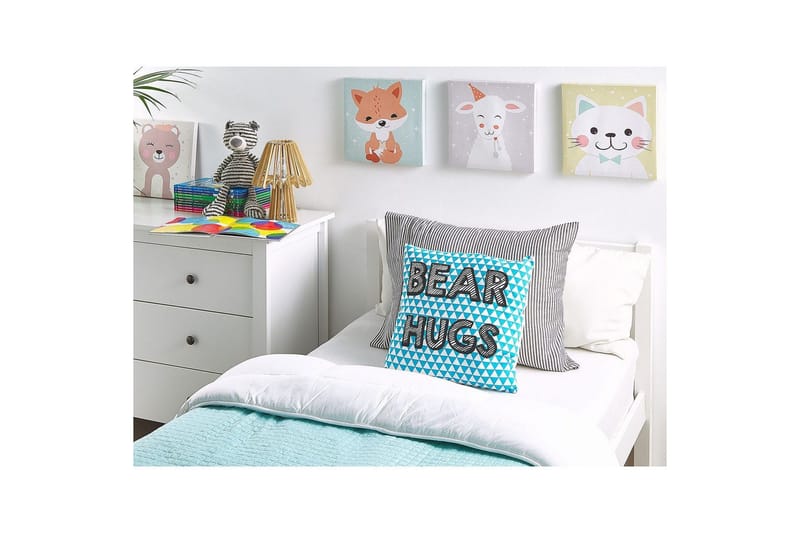 Pyntepuder Radzkot Blå/hvid/sort - Blå/hvid/sort - Tekstiler - Pude & plaid - Pyntepuder & pudebetræk