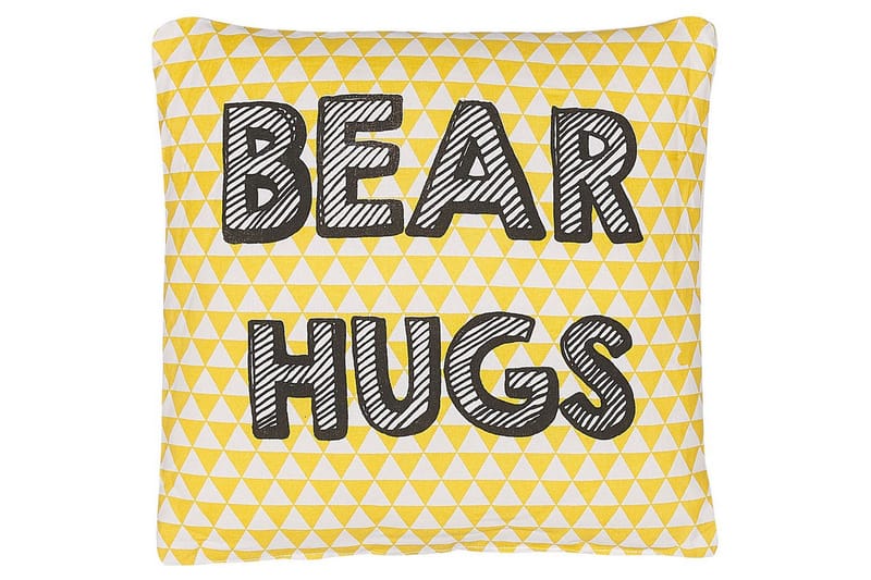 Pyntepuder Radzkot Gul/Hvid/Sort - Gul/Hvid/Sort - Tekstiler - Pude & plaid - Pyntepuder & pudebetræk