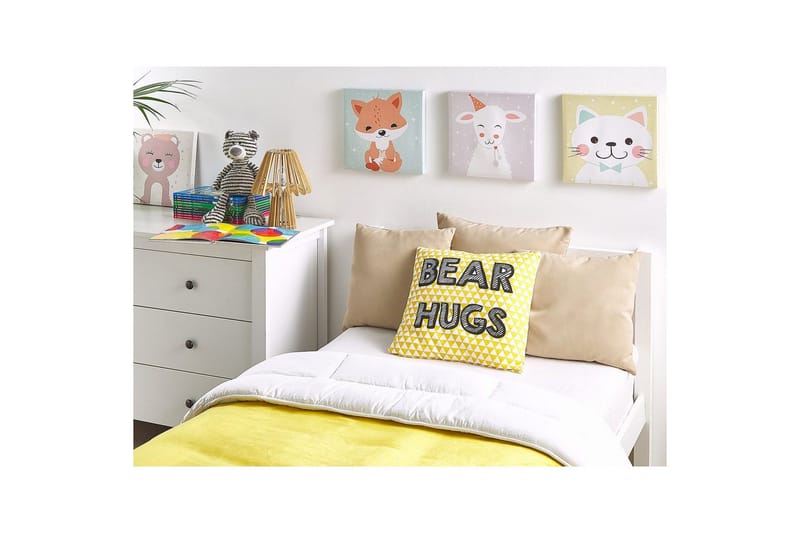 Pyntepuder Radzkot Gul/Hvid/Sort - Gul/Hvid/Sort - Tekstiler - Pude & plaid - Pyntepuder & pudebetræk