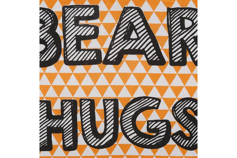 Pyntepuder Radzkot Orange/Hvid/Sort - Orange/Hvid/Sort - Tekstiler - Pude & plaid - Pyntepuder & pudebetræk