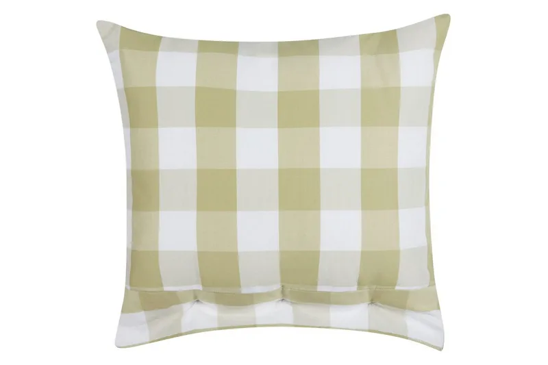 Pyntepuder Tamnine Grøn/Hvid, Firkantet - Grøn/Hvid, Firkantet - Tekstiler - Pude & plaid - Pyntepuder & pudebetræk